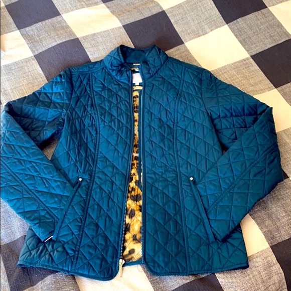 Laundry By Shelli Segal Jackets & Blazers - Leopard Print on the Inside - Quilted Coat
